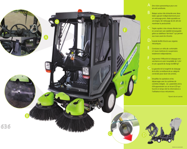 Balayeuse aspiratrice green machines 636 compacte_2