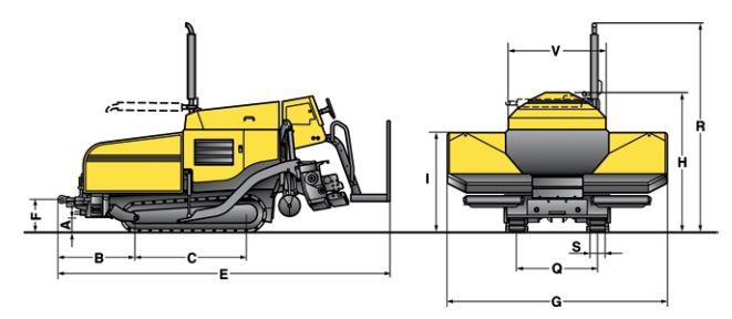 Bf 223 C Mini-Finisseur - Compact et Puissant avec Chauffage Électrique pour Largeurs de 1,4 à 2,6 m_2