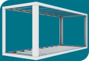 Bungalows de chantier / démontable / base vie / aménagé / ossature en plastique / parois en panneaux sandwich / isolé_2