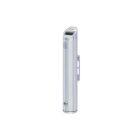 Cendrier mural - Tube en aluminium brossé - Contenance 2 litres - Dimensions ø 80 x 480 mm - Vidage par clapet_0