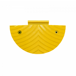 Ralentisseur de trafic - 25 à 30 km/h - extrémité - dimensions 250x500x30 mm_2