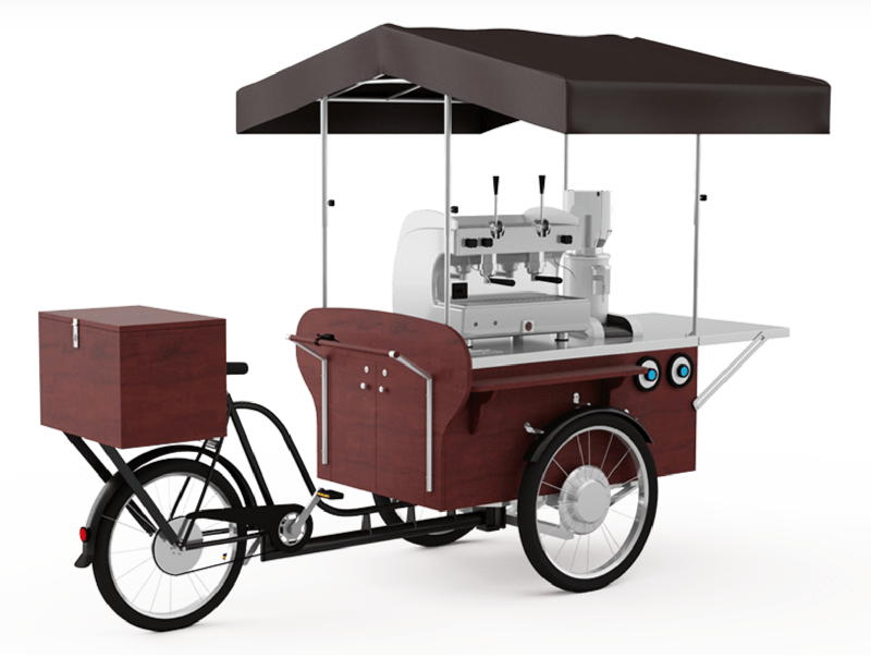 Triporteur professionnel pour la vente de café_2