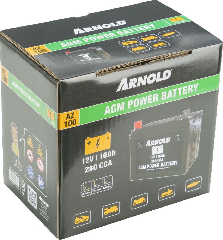 Batterie AGM 12V 16Ah - Batterie de démarrage pour tracteur tondeuse_2