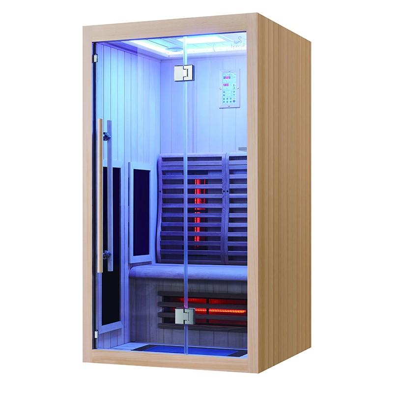 SAUNA INFRAROUGE BOREAL® SIGNATURE - 110 À SPECTRE COMPLET - 110X110X205_2