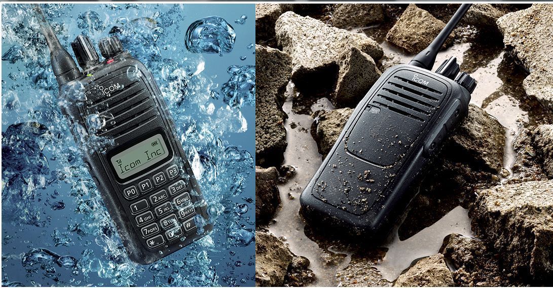 Talkie walkie analogique Icom IC-F1000 PTI - compact, étanche IP67 avec alarme et autonomie 18h_2