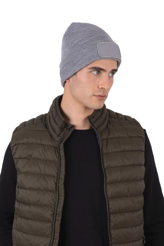 Bonnet recyclé avec patch personnalisable - Doublure Thinsulate - Réf: KP891_2