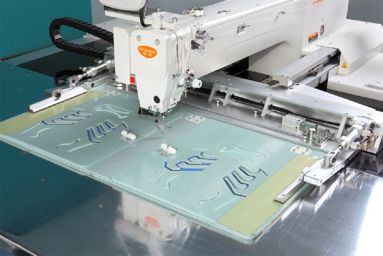 Cc-3020 - piqueuse plate - Shenzhen Chaocheng Sewing Technology Co., Ltd - puissance 220V - machine à coudre informatisée pour tissus lourds et cuir_2