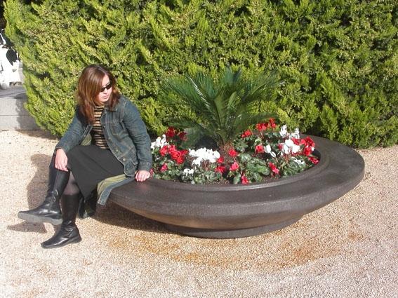 Jardinière Dish en béton pour créer des volumes verts - MG-DISH_2