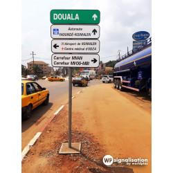 Panneau directionnel D43b - Présignalisation pour carrefours - WP Signalisation - gamme Innov recyclable et éco-responsable_2