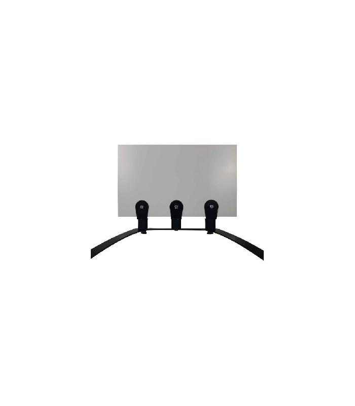 Panneau trottoir PVC personnalisé sur piétement métal - 114,5 x 60 cm - Référence : PFN123SNPERSO_2