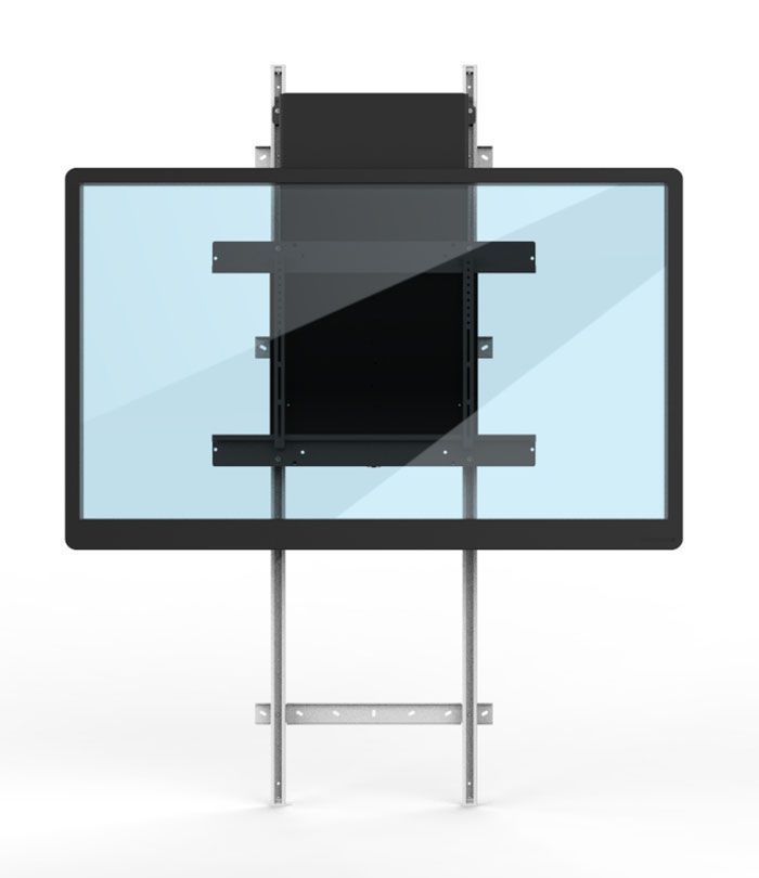 Système réglable en hauteur pour tableau - Support fixe ou mobile pour écran interactif jusqu'à 85 pouces - Technologie brevetée_2