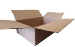 Caisse en carton double cannelure 80 x 60 x 25 (cm)._0