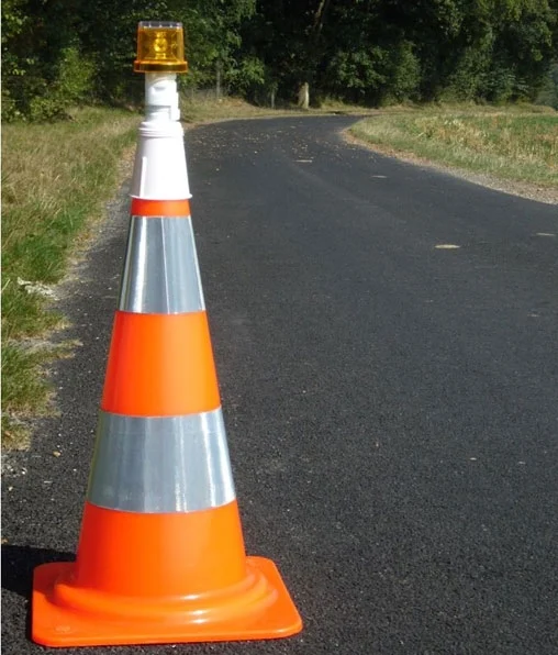 Feux Flash solaire pour cône_2