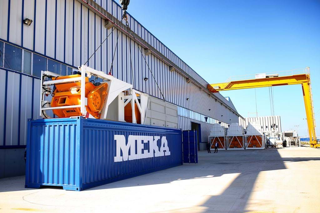 Mb-100 / 200d centrale à béton - Meka - 100 à 200 m³/h - compact et galvanisé_2