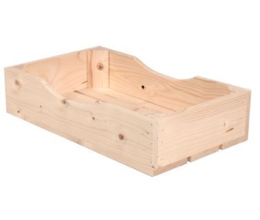 Caisse en bois tiroir T1H3 - Simply A Box - L44 x H10 x P27 cm - Bois brut ou 6 coloris lasure à l'eau_2