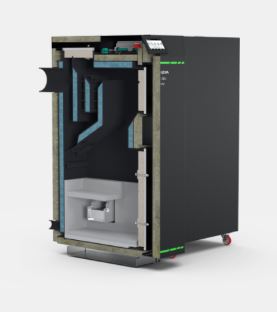 Chaudière à granulés compacte Twin Luxury BIO 8 kW - brûleur innovant et design moderne_2