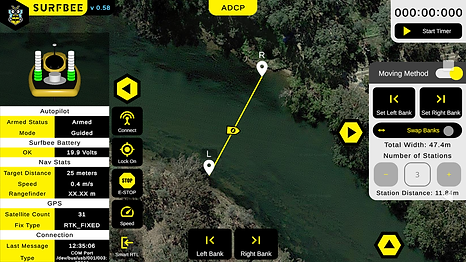 Drone radiocommandé avec GPS embarqué SurfBee - Vitesse max 1,8m/s en avant ; 0,8m/s en latéral - FLOW SCOUT_2