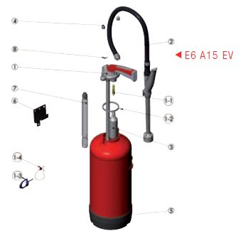 Extincteur portatif avec lance pulvérisatrice ergonomique et efficace