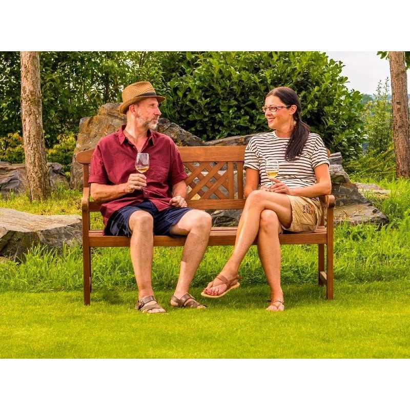Banc de jardin orlando bois d'eucalyptus – MTF – 3 places – 2nab2173_2