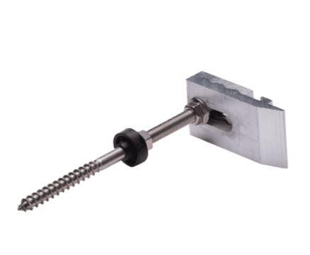 Kit de fixation Schletter pour toiture tôle ondulée - 1x9 panneaux paysagers - Compatible charpentes bois_2