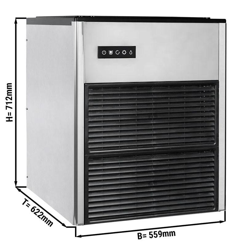Tête de production de glaçons pleins  cubiques 335 kg/24h- sans bac de stockage_2