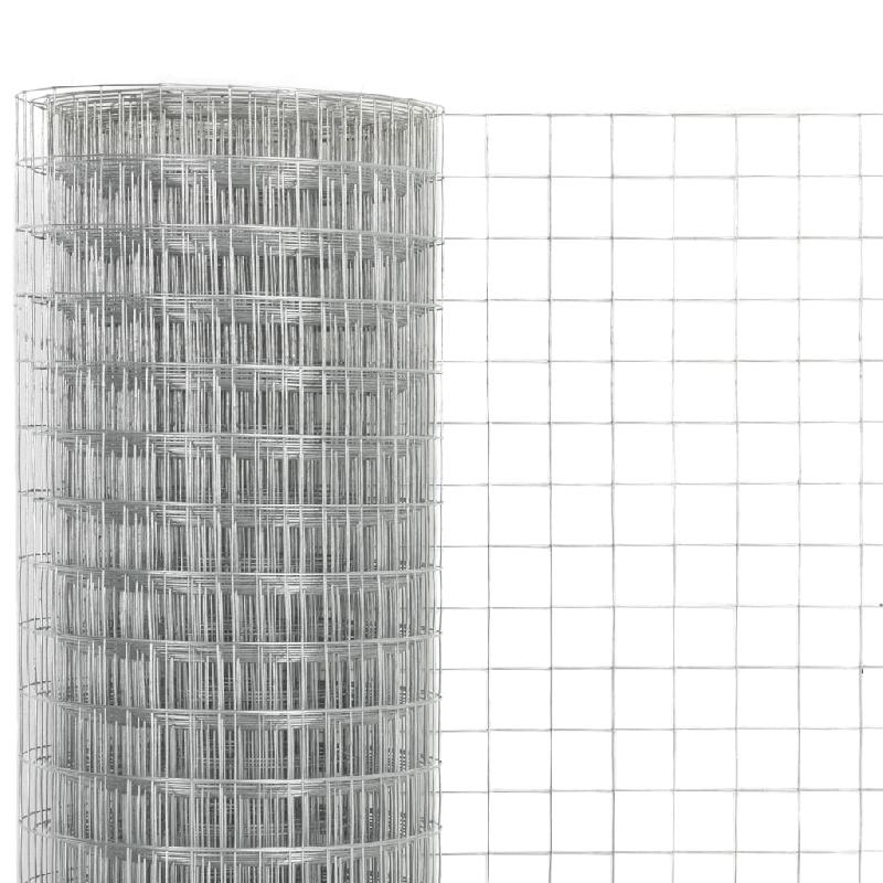 Vidaxl grillage pour volière acier galvanisé 10x1,5 m argenté 143614_2
