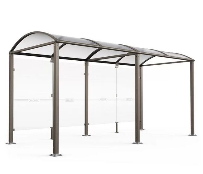 Abri vélo avec dimensions 2500 x 2635 x 2090 mm et module complémentaire