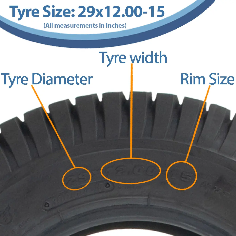 29x12.00-15 Maxxis 4ply Grass Turf Tyre Road Legal Chevron 300/60-15 C165S 825kg_2