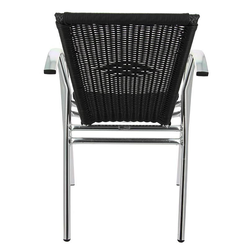 Fauteuil terrasse restaurant Mandelieu - NOIR_2