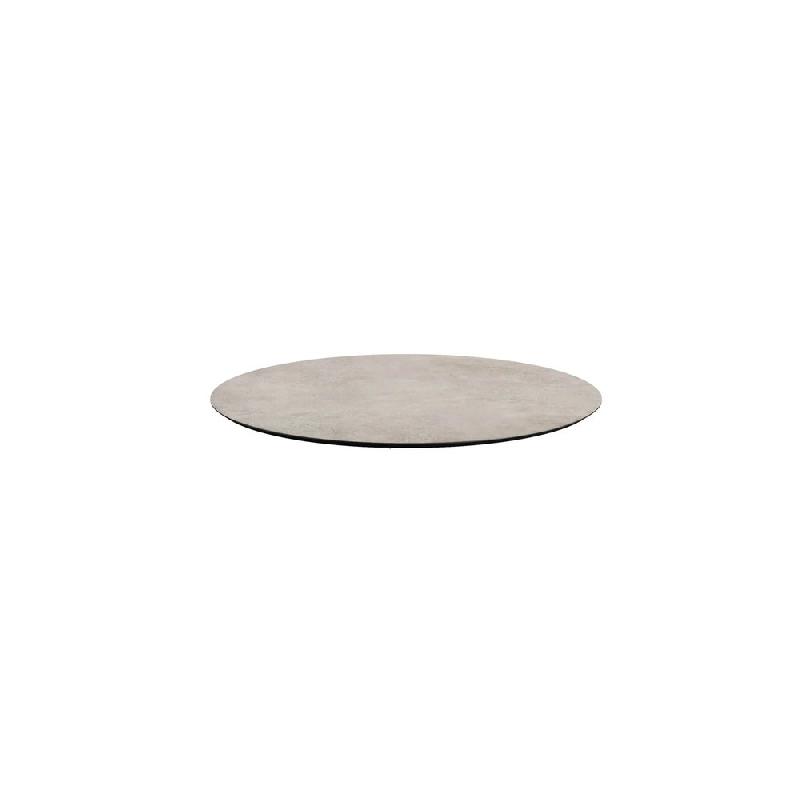 Infinity table de bistrot avec piètement sable + plateau HPL Moonstone Ø70 cm_2