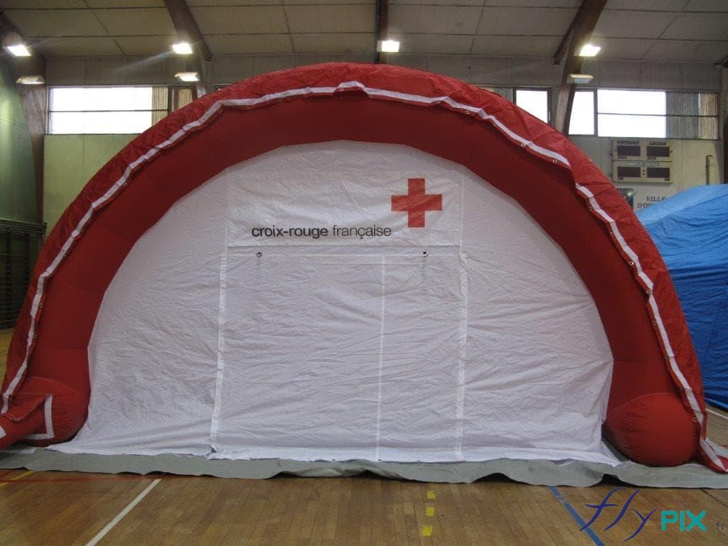 Abris médicaux mobiles - Fly Pix - tente PMA gonflable 6 x 10 x 2.75 m - PVC 0,6 mm_2