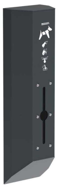 Borne murale hygiène canine Arkéa - 4 couleurs disponibles - 200 sacs de capacité_2