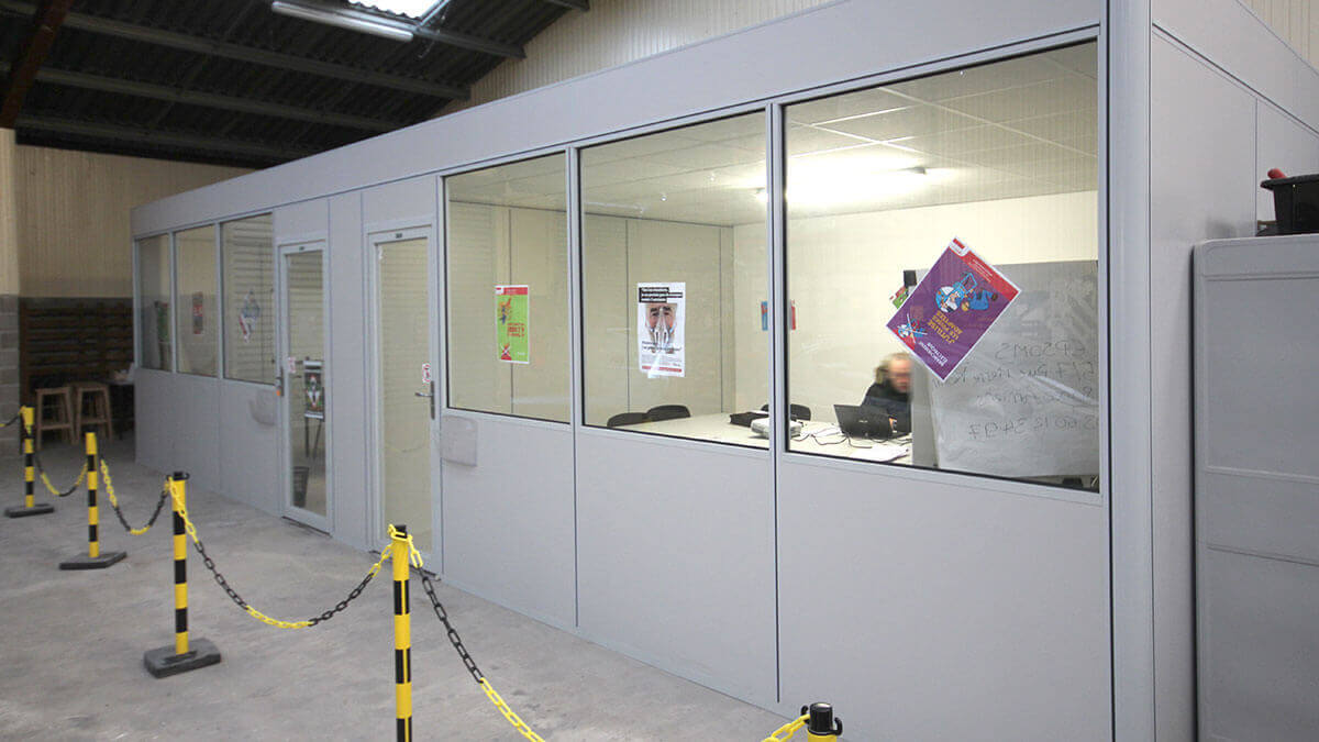 Cabine d'atelier en kit avec plafond - Novokit - 2 modules 4 faces pour bricoleurs_2