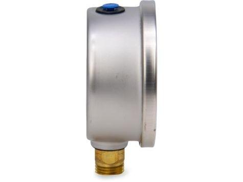G2514L, Manomètre, 63 mm Face, Raccordement Vertical, Bain de glycérine, 70 bar pression maximale_2