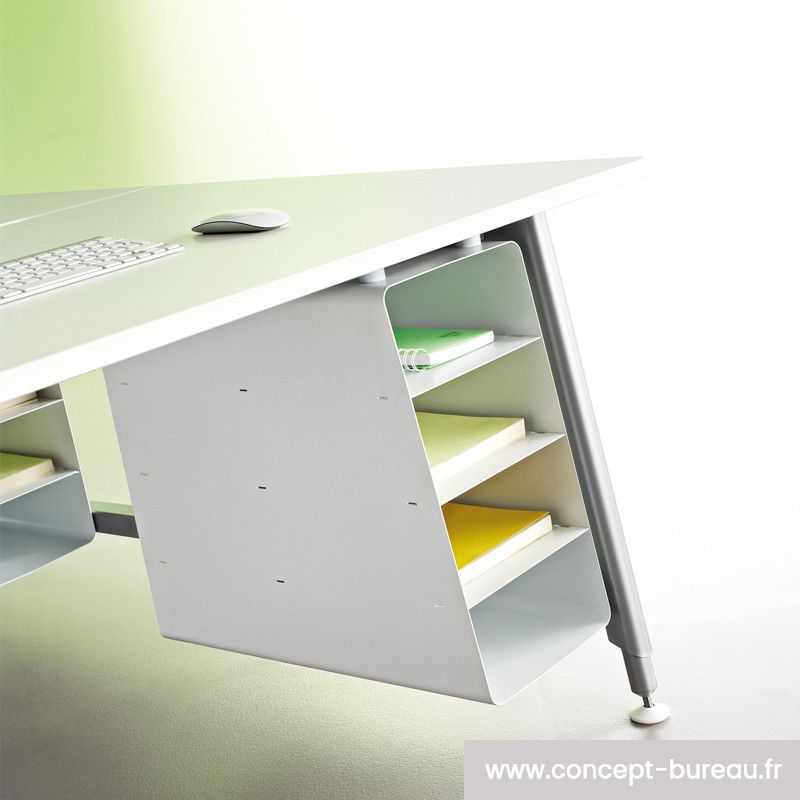 New Color - Bureau open space design pour 2 personnes - Modulable et personnalisable_2