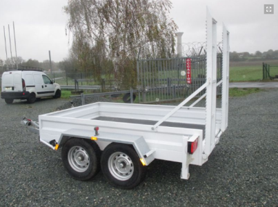 Remorque porte-engins 2 essieux - Appro Utilitaires - Carrosserie artisanale Caillaud - PTAC 3500 kg_2