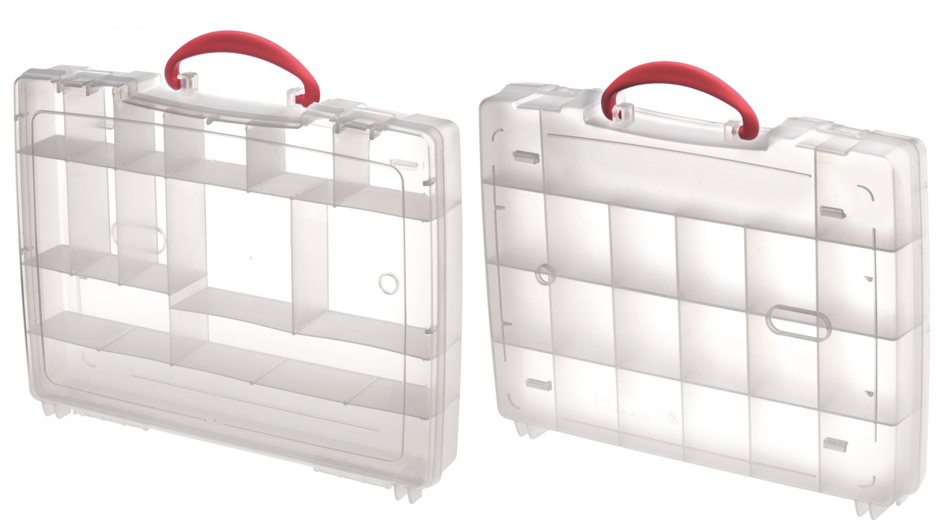 Boîte de conditionnement en plastique 325x255x56mm - 14 ou 21 compartiments - BC 193 - PP transparent_0