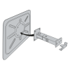 Miroir d'agglomération VIALUX® - inox - anti-buée et anti-givre - angle de vision 90° - usage extérieur_2