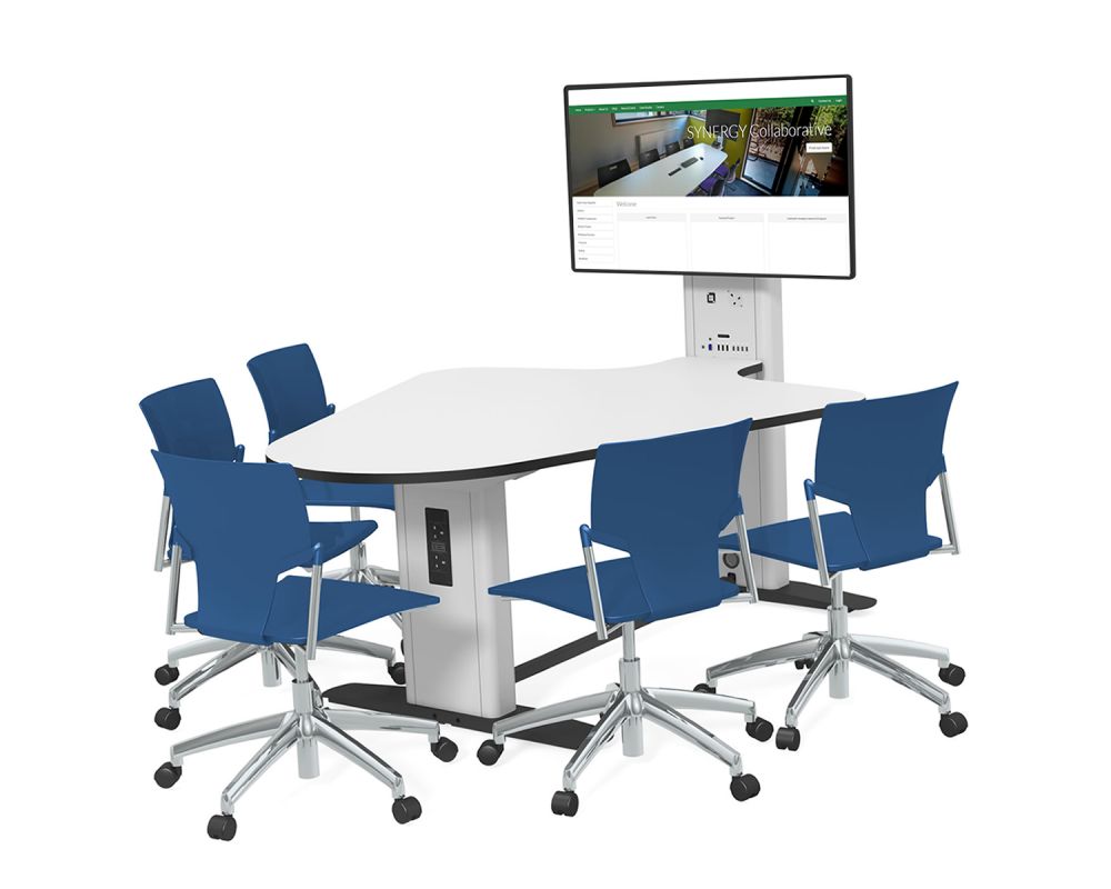 Table collaborative Aratabsyn - robuste et élégante avec système électronique intégré_2