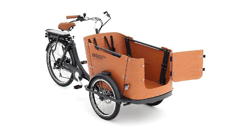 Triporteur électrique Babboe Go-E - grande capacité d'accueil, 7 vitesses, antivol intégré_2