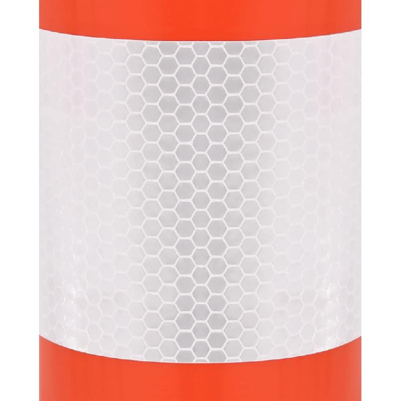 Vidaxl bornes de contrôle du trafic 10 pcs 75 cm pe 150961_2