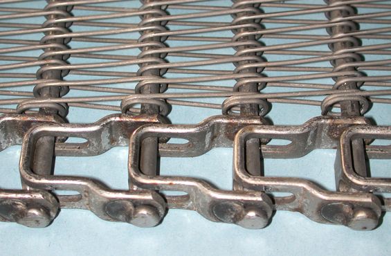 Virabande - bandes transporteuses métalliques Tissmetal - inox - élimine les transferts - conception courbe et droite_2