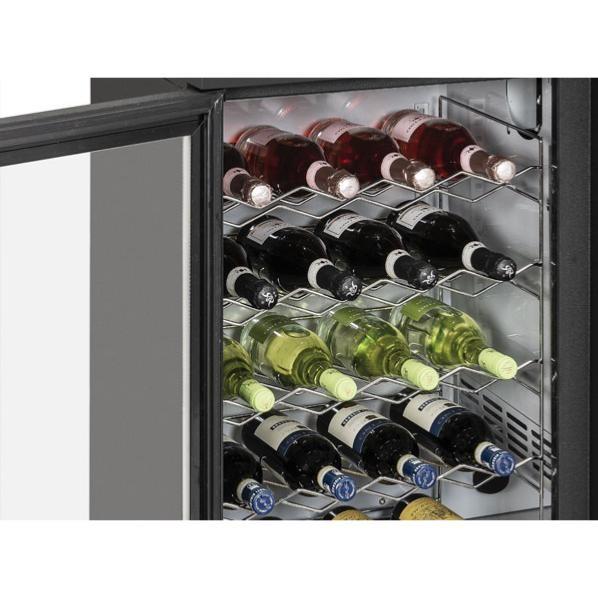 Arrière-bar noir 3 portes pleines - 500 L | Coolhead - QB300_2