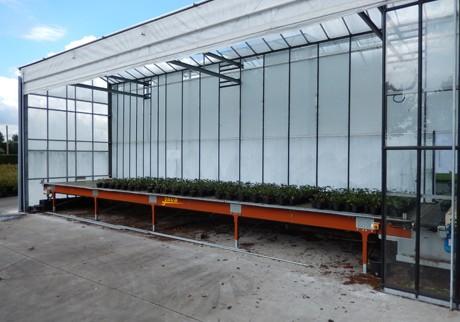 Buffer Javo - Convoyeur de tri pour pots et plateaux avec tapis haut de gamme et robots intégrés_2