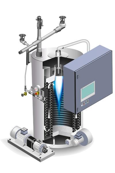 Chaudière vapeur à serpentins VAP - Haute efficacité et sécurité - Production rapide de vapeur_2