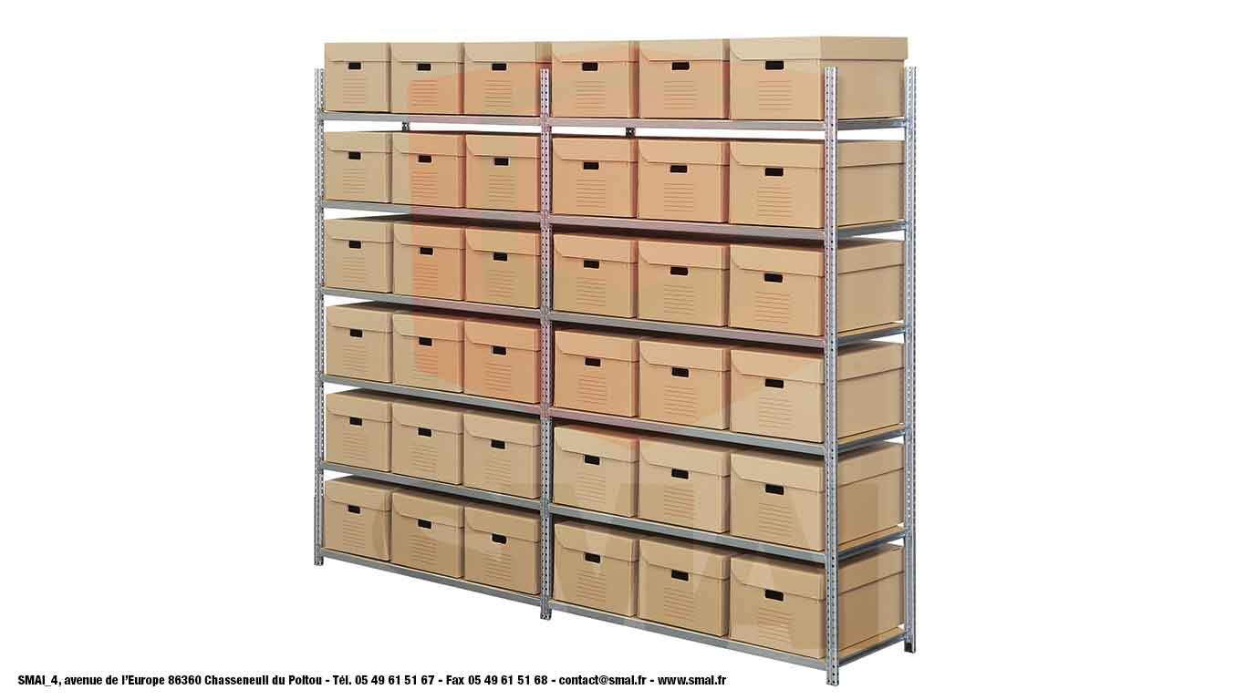 Rayonnage léger RAP - Archivage et stockage évolutif pour produits légers_2