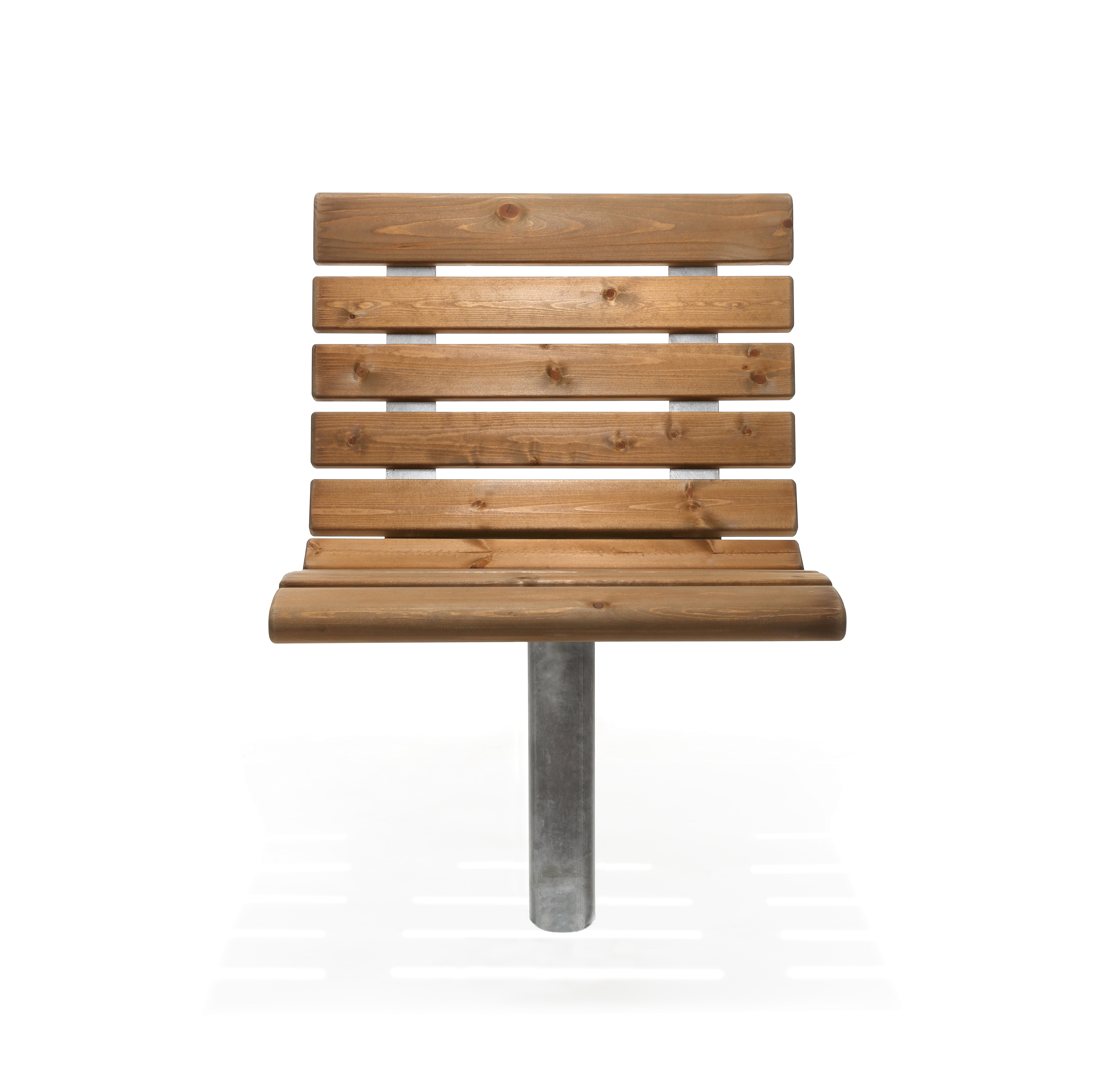 Siège Sofiero pour espaces extérieurs, finition brun galvanisé