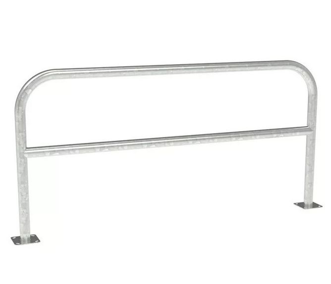 Arceau de parking Ø60 mm sur platines - 3 longueurs disponibles - acier renforcé - Hauteur 1000 mm_2
