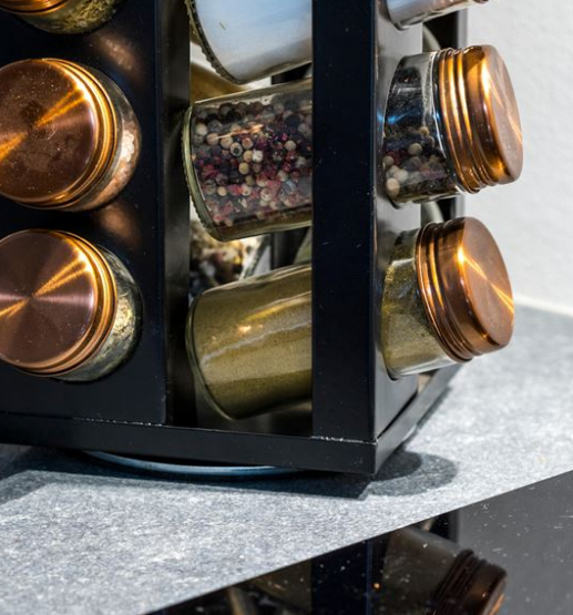 Lux carrousel à épices 16 récipients noir_2