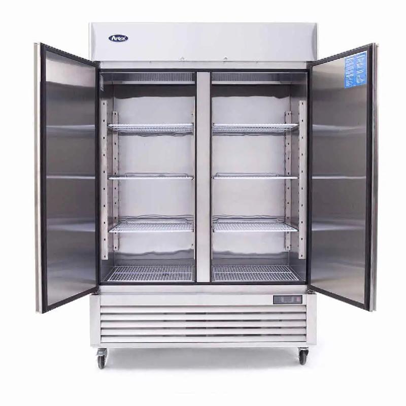 Armoire de stockage réfrigérée GN2/1 Inox positive 2portes 1300L ATOSA_2